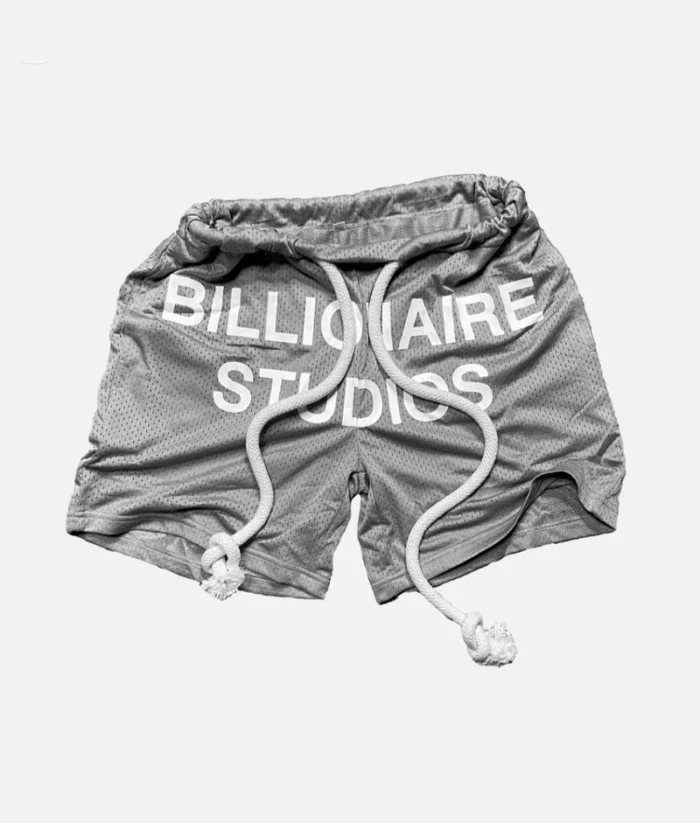 Billionaire Studios Bill Net Shorts Grey.webp