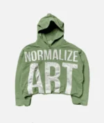 Billionaire Studios Normalize Art Hoodie Mossy 2.webp